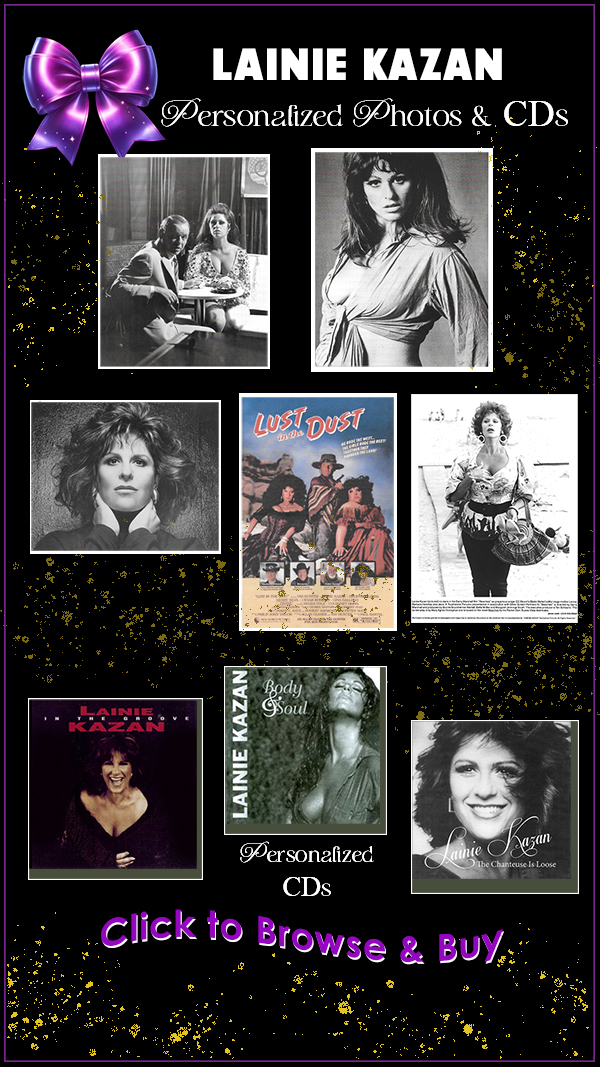 Personalized photos of Lainie Kazan